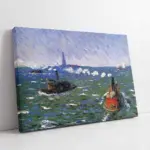 Breezy Day Tugboats New York Harbor | Kanvas Tablo | Cam Tablo | Mdf Tablo | B22416