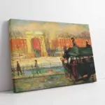 Descending From The Bus | Kanvas Tablo | Cam Tablo | Mdf Tablo | B22427