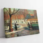 The Green Car | Kanvas Tablo | Cam Tablo | Mdf Tablo | B22428