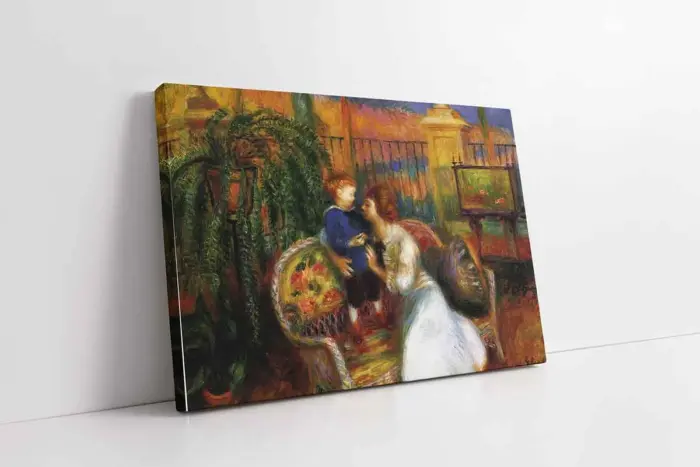 The Conservatory William James Glackens | Kanvas Tablo | Cam Tablo | Mdf Tablo | B22435 - Görsel 1