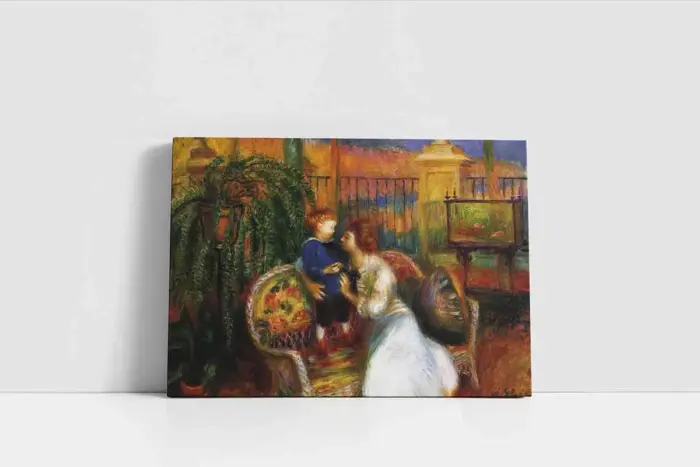The Conservatory William James Glackens | Kanvas Tablo | Cam Tablo | Mdf Tablo | B22435 - Görsel 2