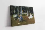 Claude Monet Painting By The Edge Of A Wood | Kanvas Tablo | Cam Tablo | Mdf Tablo | B22489
