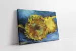 Still Life With Two Sunflowers | Kanvas Tablo | Cam Tablo | Mdf Tablo | B22493