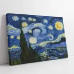 Yıldızlı Gece | Kanvas Tablo | Cam Tablo | Mdf Tablo | B22495