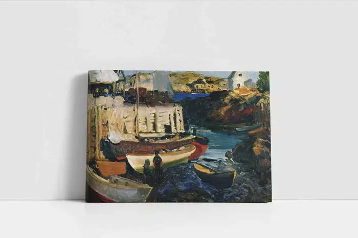 Matinicus Harbor Late Afternoon | Kanvas Tablo | Cam Tablo | Mdf Tablo | B22501 - Görsel 2