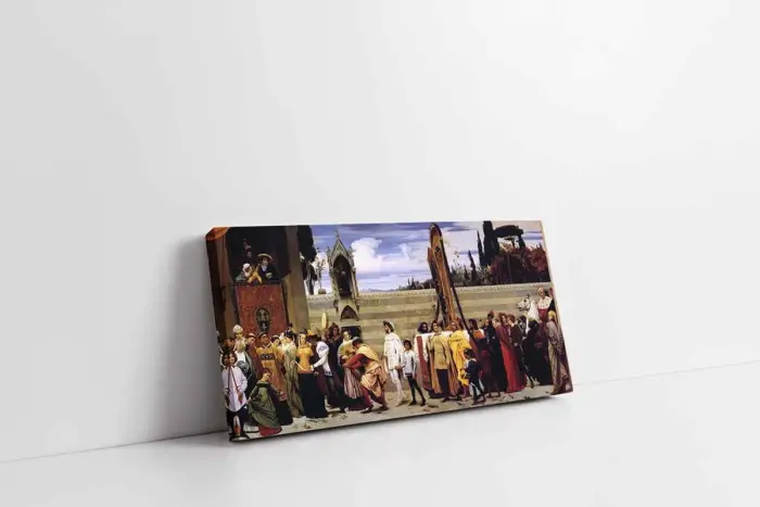 Cimabues Celebrated Madonna | Kanvas Tablo | Cam Tablo | Mdf Tablo | B22505 - Görsel 1