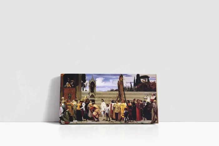 Cimabues Celebrated Madonna | Kanvas Tablo | Cam Tablo | Mdf Tablo | B22505 - Görsel 2