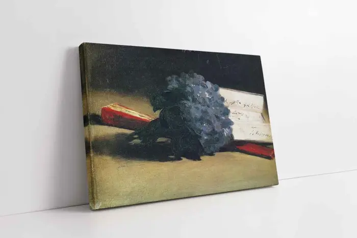 Manets Still Life Addressed To Morisot | Kanvas Tablo | Cam Tablo | Mdf Tablo | B22509 - Görsel 1