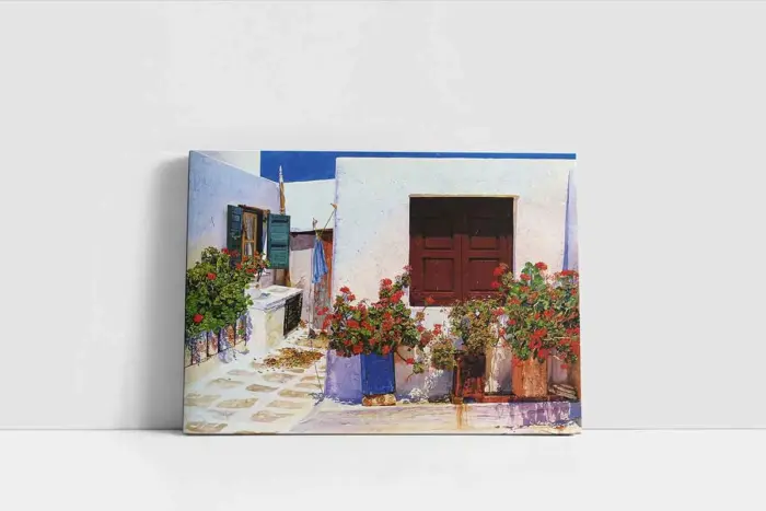 Mykonos | Kanvas Tablo | Cam Tablo | Mdf Tablo | B22511 - Görsel 2