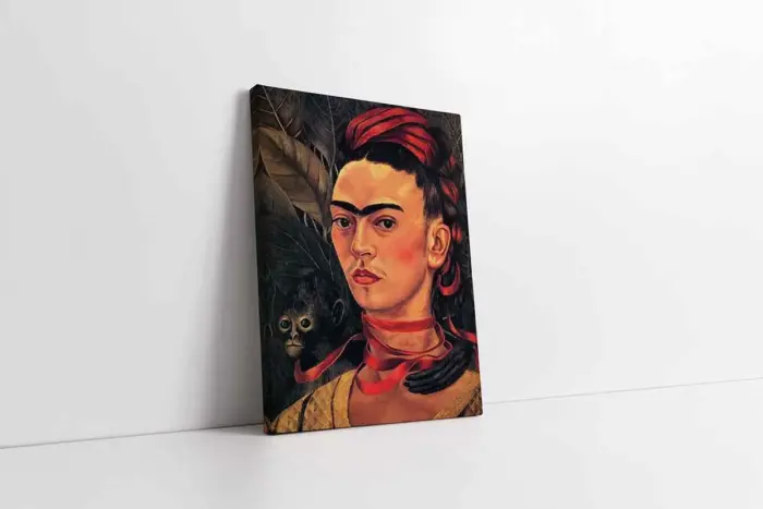 Frida Kahlo Portre | Kanvas Tablo | Cam Tablo | Mdf Tablo | B22520 - Görsel 1
