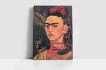 Frida Kahlo Portre | Kanvas Tablo | Cam Tablo | Mdf Tablo | B22520 - Görsel 2