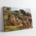 Leon Augustin Lhermitte | Kanvas Tablo | Cam Tablo | Mdf Tablo | B22524