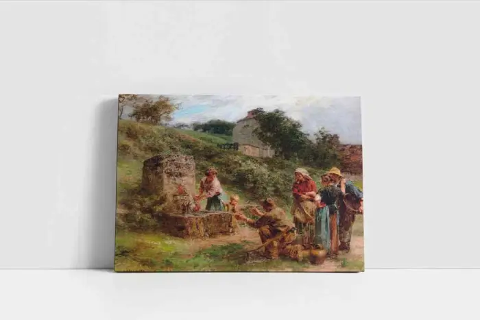 Leon Augustin Lhermitte | Kanvas Tablo | Cam Tablo | Mdf Tablo | B22524 - Görsel 2