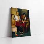 Relief Blues | Kanvas Tablo | Cam Tablo | Mdf Tablo | B22549