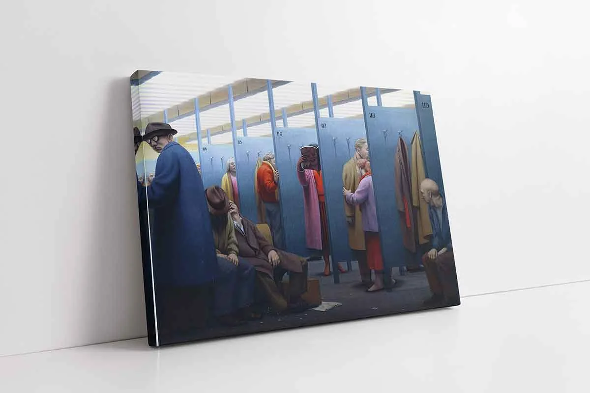 KB22550-10 Waiting Room | Kanvas Tablo | Cam Tablo | Mdf Tablo | B22550 - Görsel 1