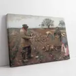 Winter Work | Kanvas Tablo | Cam Tablo | Mdf Tablo | B22551