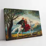 At Üstünde Aşıklar | Kanvas Tablo | Cam Tablo | Mdf Tablo | B22574