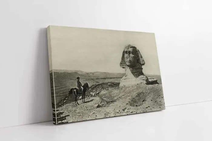 Sfenks Önünde Napolyon | Kanvas Tablo | Cam Tablo | Mdf Tablo | B22578 - Görsel 1