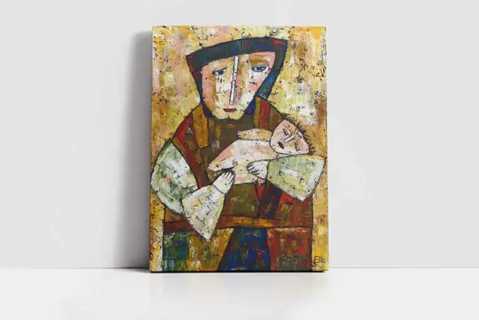 Modern Anne | Kanvas Tablo | Cam Tablo | Mdf Tablo | B22584 - Görsel 2
