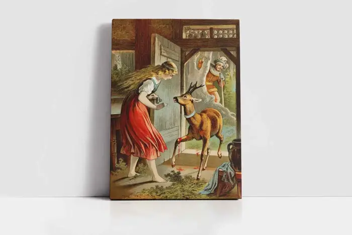 Brüderchen Ve Schwesterchen | Kanvas Tablo | Cam Tablo | Mdf Tablo | B22590 - Görsel 2