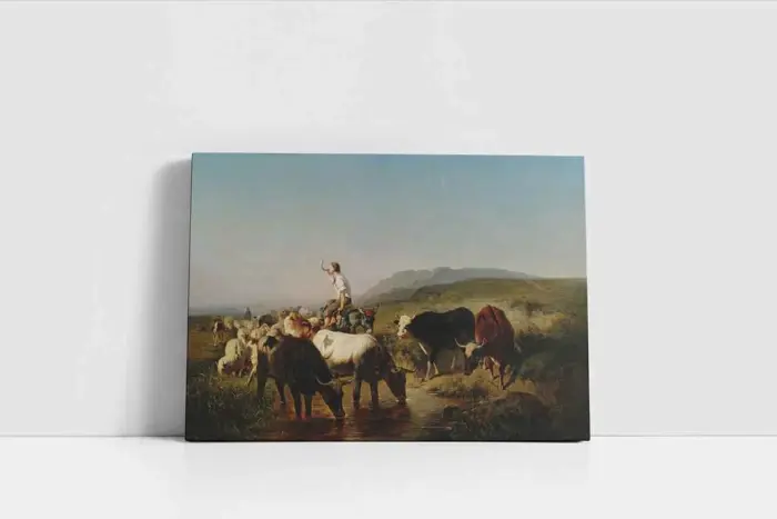Eşek Üstündeki Adam | Kanvas Tablo | Cam Tablo | Mdf Tablo | B22593 - Görsel 2