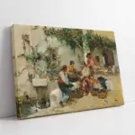 Kavun Satıcısı | Kanvas Tablo | Cam Tablo | Mdf Tablo | B22599