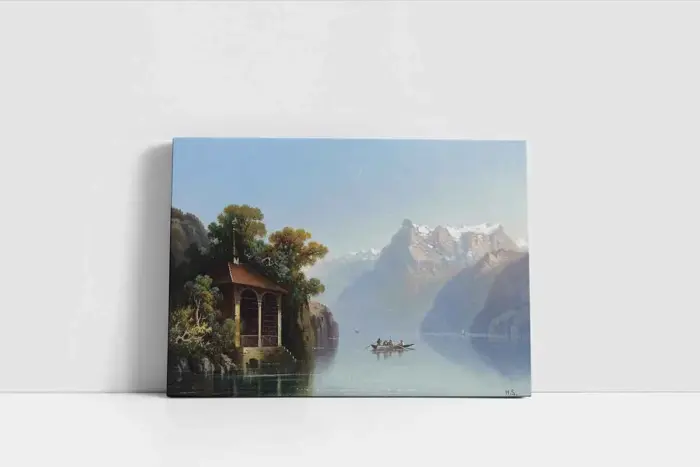 Gölde Kayık | Kanvas Tablo | Cam Tablo | Mdf Tablo | B22607 - Görsel 2