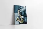 Saksafon Çalan Adam | Kanvas Tablo | Cam Tablo | Mdf Tablo | B22614