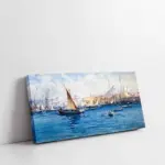 Denizde Yelkenli | Kanvas Tablo | Cam Tablo | Mdf Tablo | B23002