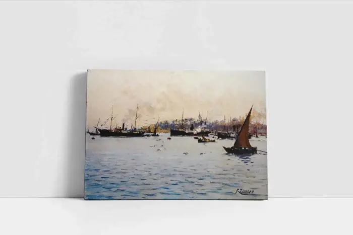 Denizde Yelkenli | Kanvas Tablo | Cam Tablo | Mdf Tablo | B23003 - Görsel 2