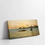 Denizde Kayık | Kanvas Tablo | Cam Tablo | Mdf Tablo | B23015