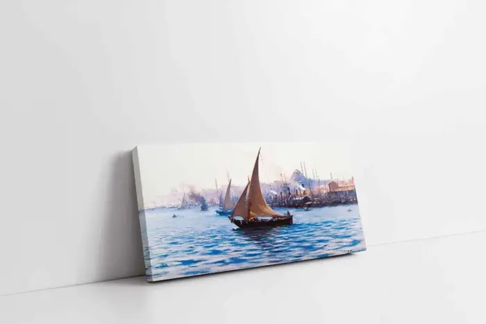 Denizde Yelkenli | Kanvas Tablo | Cam Tablo | Mdf Tablo | B23024 - Görsel 1