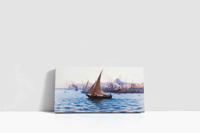 Denizde Yelkenli | Kanvas Tablo | Cam Tablo | Mdf Tablo | B23024 - Görsel 2