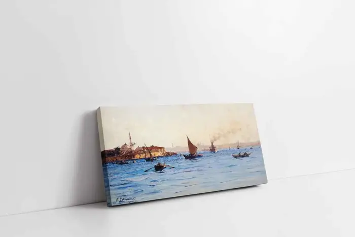 Denizde Yelkenli | Kanvas Tablo | Cam Tablo | Mdf Tablo | B23025 - Görsel 1
