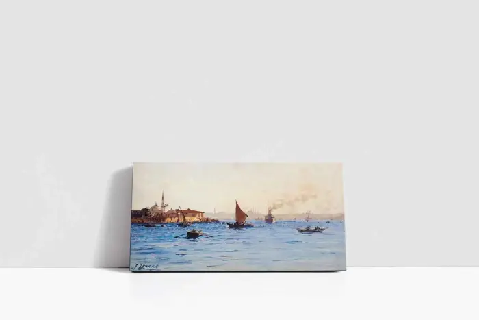 Denizde Yelkenli | Kanvas Tablo | Cam Tablo | Mdf Tablo | B23025 - Görsel 2