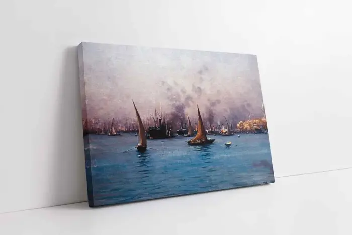 Denizde Yelkenli | Kanvas Tablo | Cam Tablo | Mdf Tablo | B23026 - Görsel 1