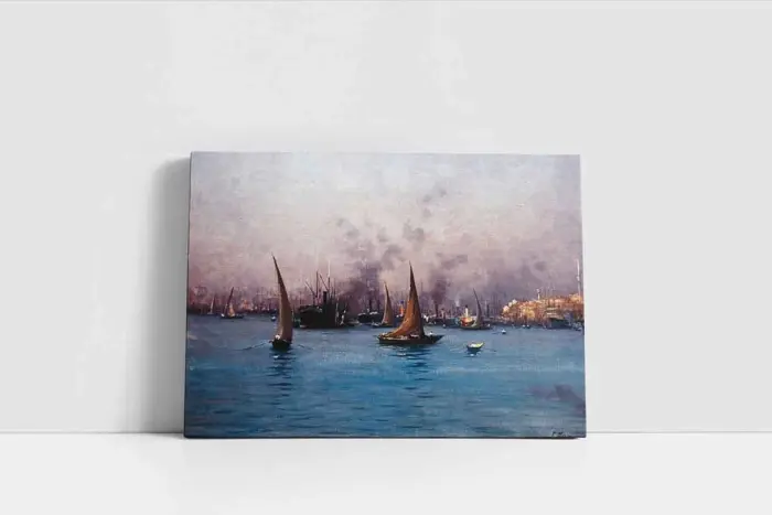 Denizde Yelkenli | Kanvas Tablo | Cam Tablo | Mdf Tablo | B23026 - Görsel 2
