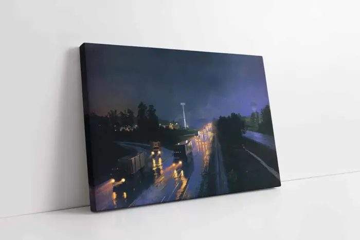 Otoban | Kanvas Tablo | Cam Tablo | Mdf Tablo | B23033 - Görsel 1