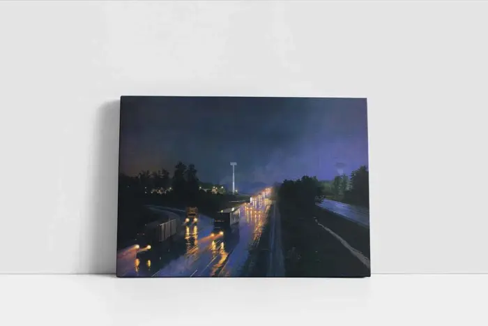 Otoban | Kanvas Tablo | Cam Tablo | Mdf Tablo | B23033 - Görsel 2