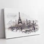 Eyfel Kulesi Manzara | Kanvas Tablo | Cam Tablo | Mdf Tablo | B23057