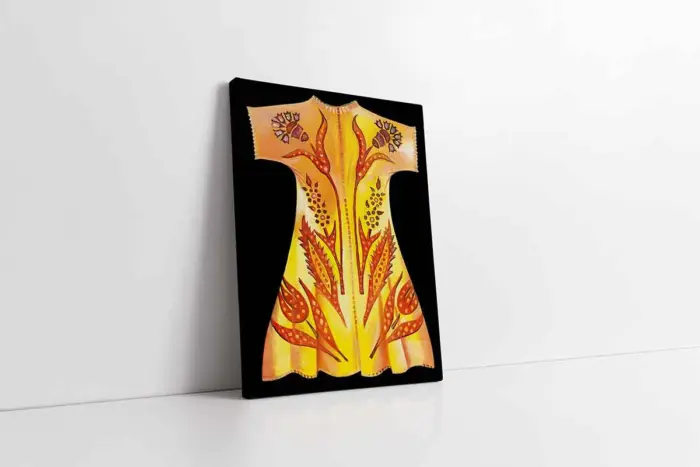 Sarı Kaftan | Kanvas Tablo | Cam Tablo | Mdf Tablo | B30004 - Görsel 1