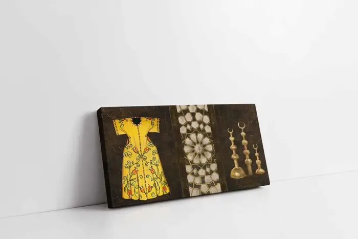 Osmanlı Kaftan | Kanvas Tablo | Cam Tablo | Mdf Tablo | B30028 - Görsel 1