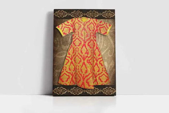 Osmanlı Kaftan | Kanvas Tablo | Cam Tablo | Mdf Tablo | B30029 - Görsel 2