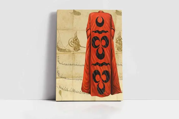 Osmanlı Kaftan | Kanvas Tablo | Cam Tablo | Mdf Tablo | B30033 - Görsel 2