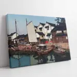 Deniz Kenarı Japon Sanatı | Kanvas Tablo | Cam Tablo | Mdf Tablo | B31002