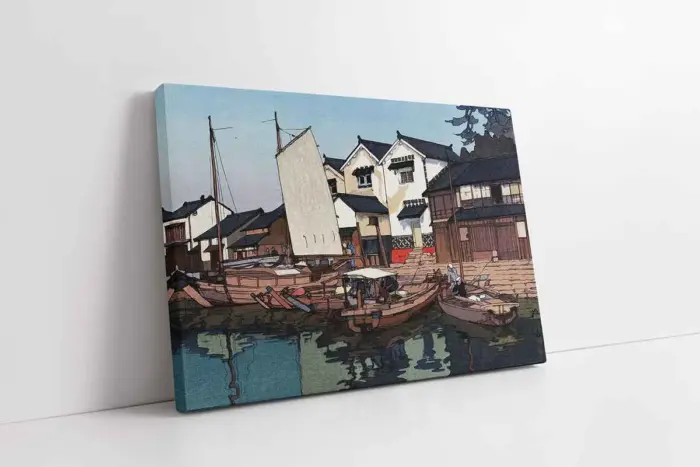 Deniz Kenarı Japon Sanatı | Kanvas Tablo | Cam Tablo | Mdf Tablo | B31002 - Görsel 1