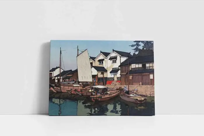 Deniz Kenarı Japon Sanatı | Kanvas Tablo | Cam Tablo | Mdf Tablo | B31002 - Görsel 2