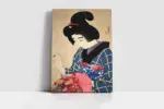 Japon Kadın | Kanvas Tablo | Cam Tablo | Mdf Tablo | B31005 - Görsel 2