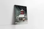 Japonyada Kış | Kanvas Tablo | Cam Tablo | Mdf Tablo | B31013