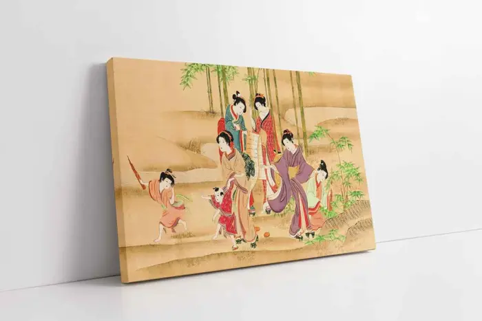 Japon Kadınlar | Kanvas Tablo | Cam Tablo | Mdf Tablo | B31016 - Görsel 1